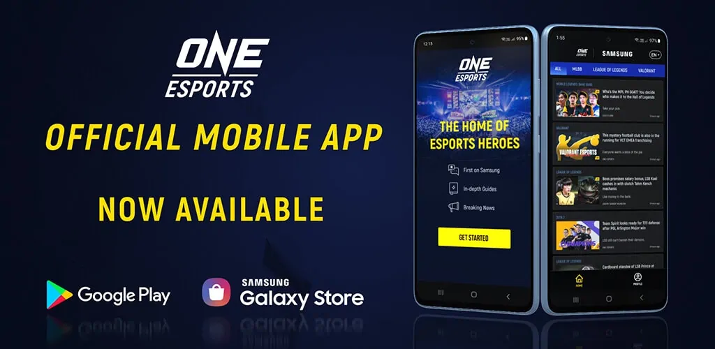 ONE Esports app Samsung